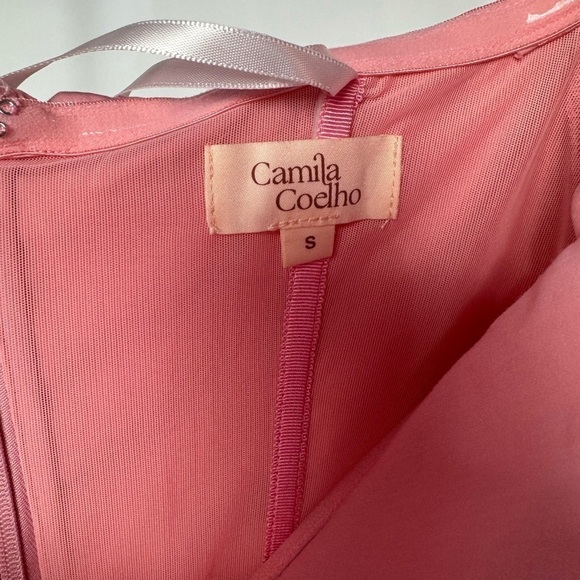 NWT Camila Coelho Violet Mini Dress in Baby Pink Size Small - Picture 8 of 12